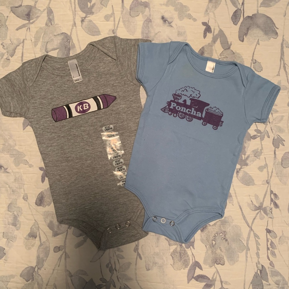 Two Nola onesies sz 6 months from Fleurty Girl